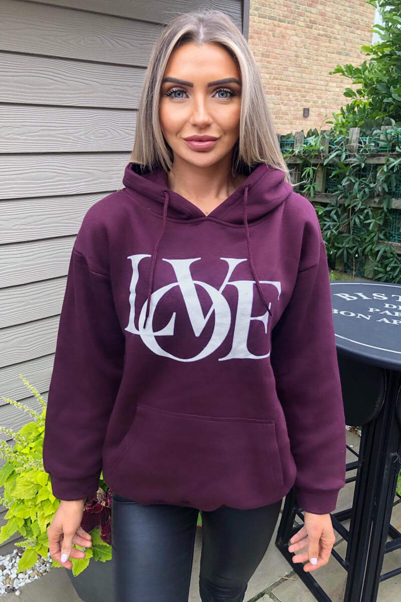 Wine Love Hoodie - Swimclubus