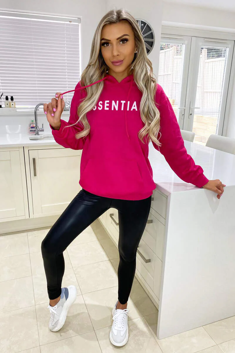 Cerise Essential Oversized Hoodie - Swimclubus